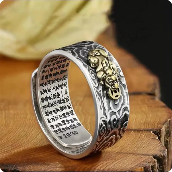 🌟 Pixiu Ring™: Anillo De Buda Atrae Riqueza y Energía Positiva 💰