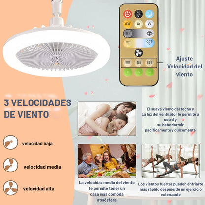 💡 SmartBreeze Light- Lampara, ventilador, Aromatizador 3 en 1
