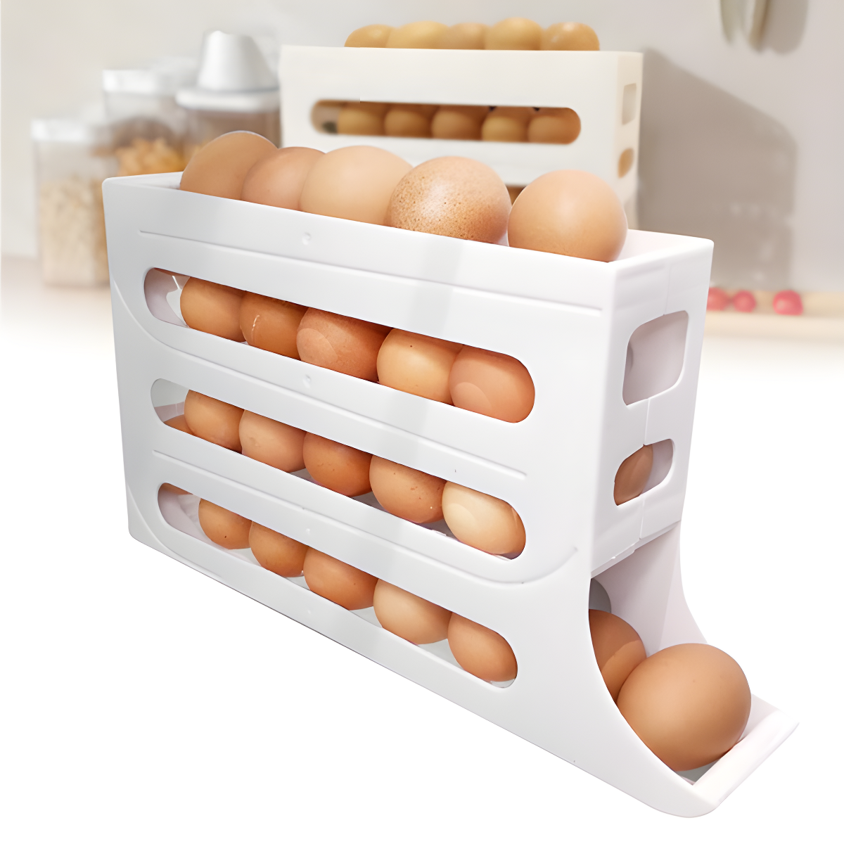 EggMaster Pro®: Mantén Tus Huevos Frescos y Organizados 🥚