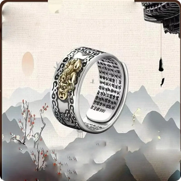 🌟 Pixiu Ring™: Anillo De Buda Atrae Riqueza y Energía Positiva 💰
