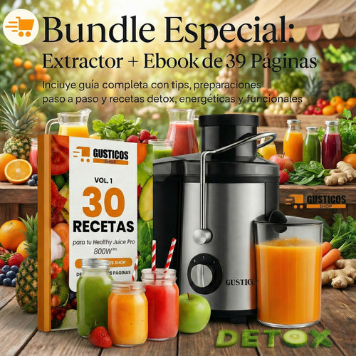 🥤 HealthyJuice Pro 800W™ – Extractor 3 en 1