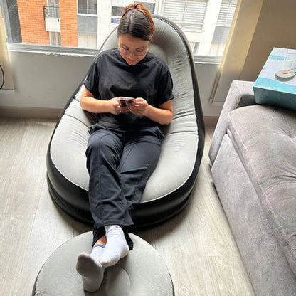 🛋️ AirLounge™: Sofá Inflable Tu Refugio de Comodidad en Cualquier Lugar
