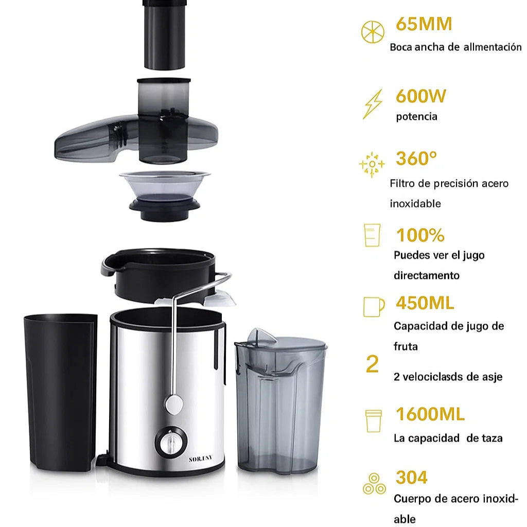 🥤 HealthyJuice Pro 800W™ – Extractor 3 en 1