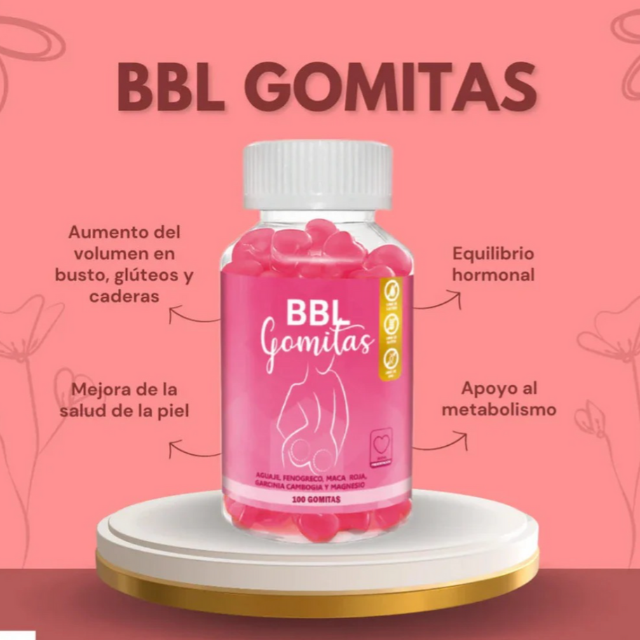 💖 BBL Curves+™ – Cuida tu figura y tu bienestar con las únicas gomitas naturales con INVIMA